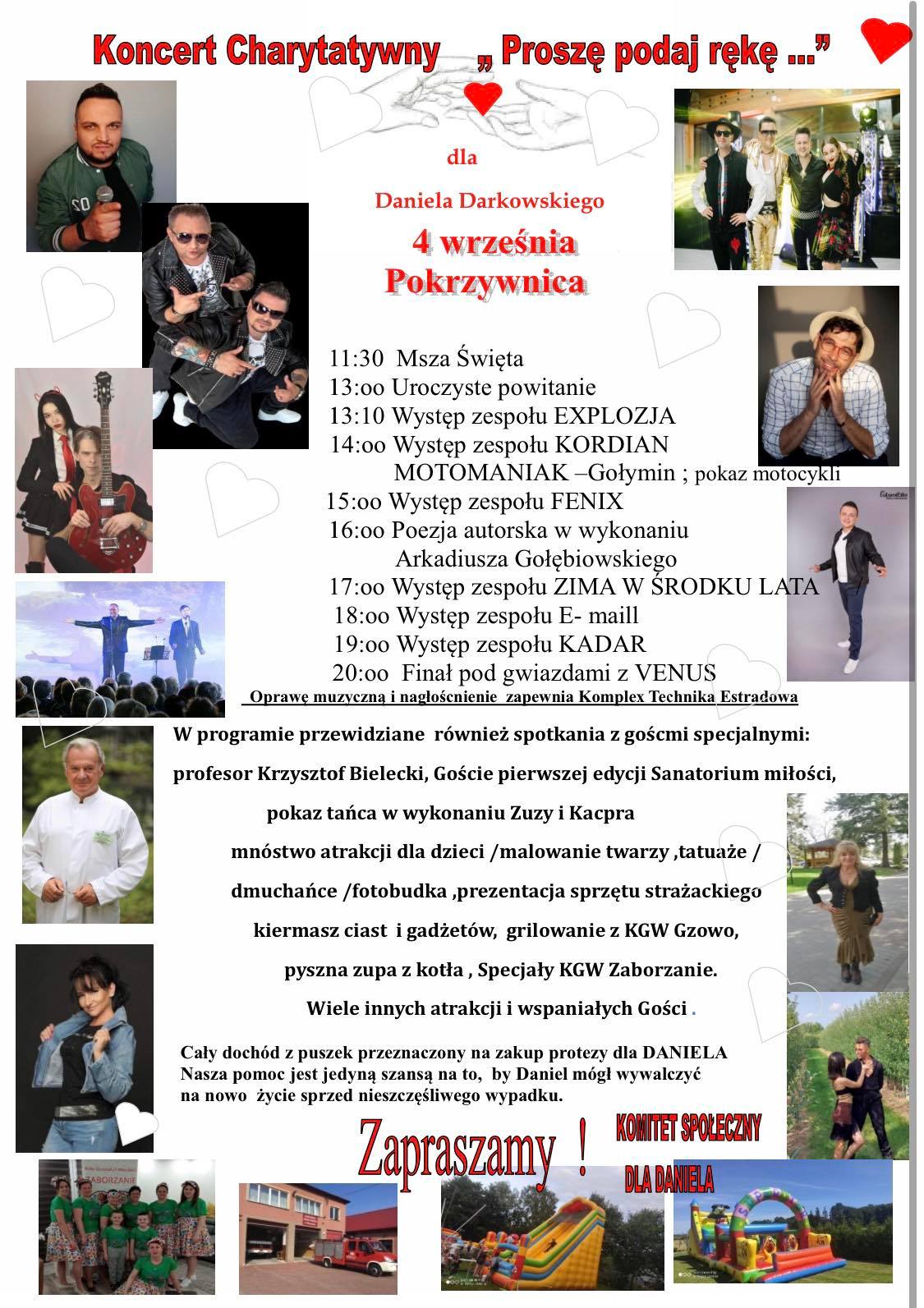 Proszę podaj rękę – koncert charytatywny dla Daniela Darkowskiego